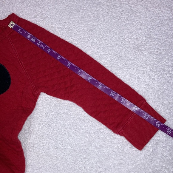 Disney gap Mickey Mouse red quilted loom sweatshirt 2t - Picture 5 of 8